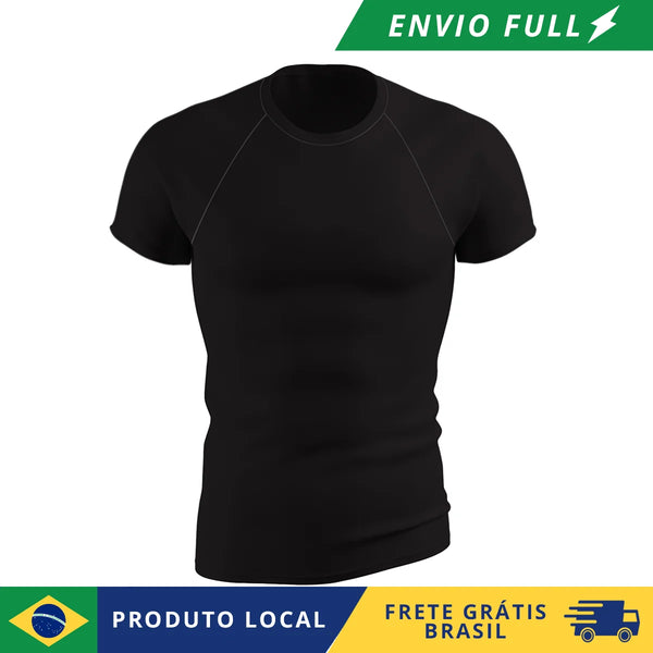 "Camiseta Raglan Masculina Lisa Dry Fit Original para Treino, Crossfit e Academia"